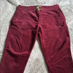 Men's Scotch & Soda Burgundy Corduroy Pants